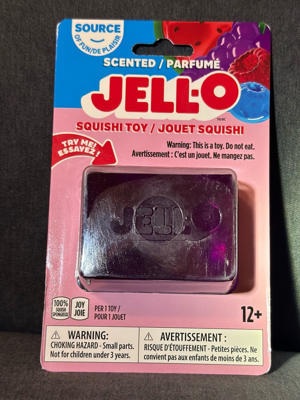 Jello Scented Squishi Toy - Purple NWT